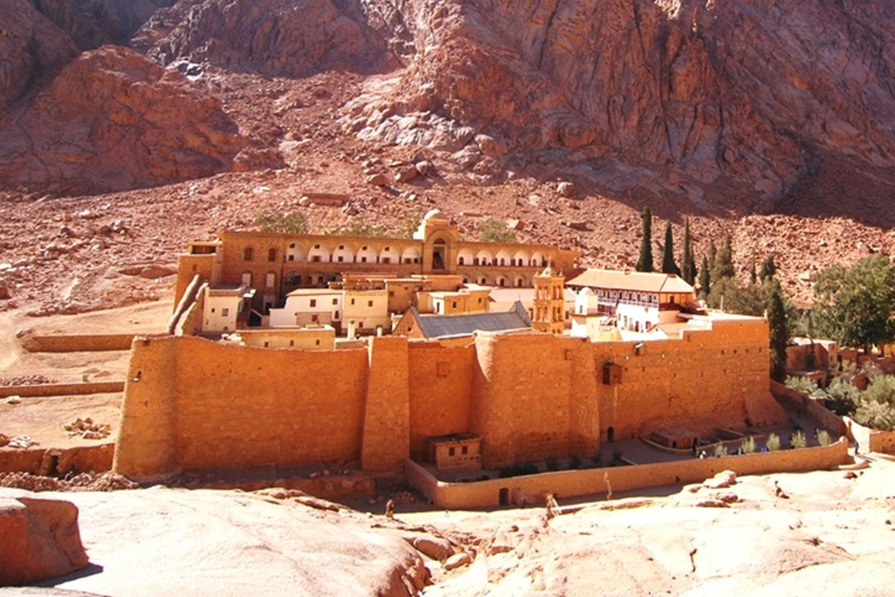 Монастырь Святой Екатерины Египет рассвет